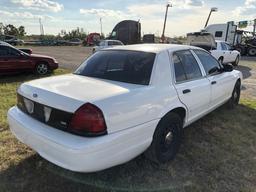 2011 Ford Crown Victoria 4 Door Police Cruiser