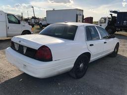 2008 Ford Crown Victoria 4 Door Police Cruiser