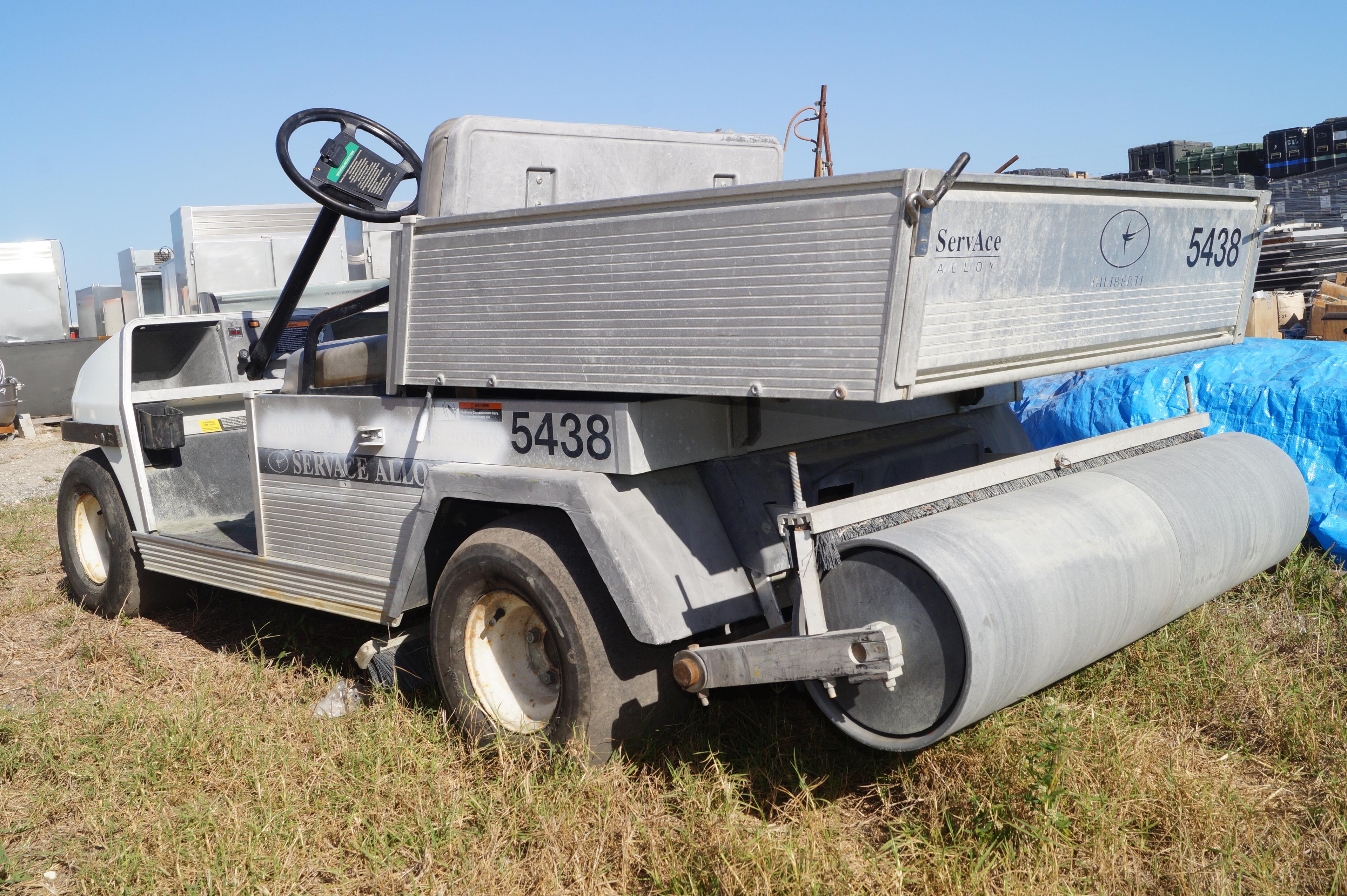 Club Car 48V Roller Utility Dump Cart