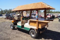 Club Car Carryall Custom Tiki Bar 2 Seat Gas Powered Golf Cart