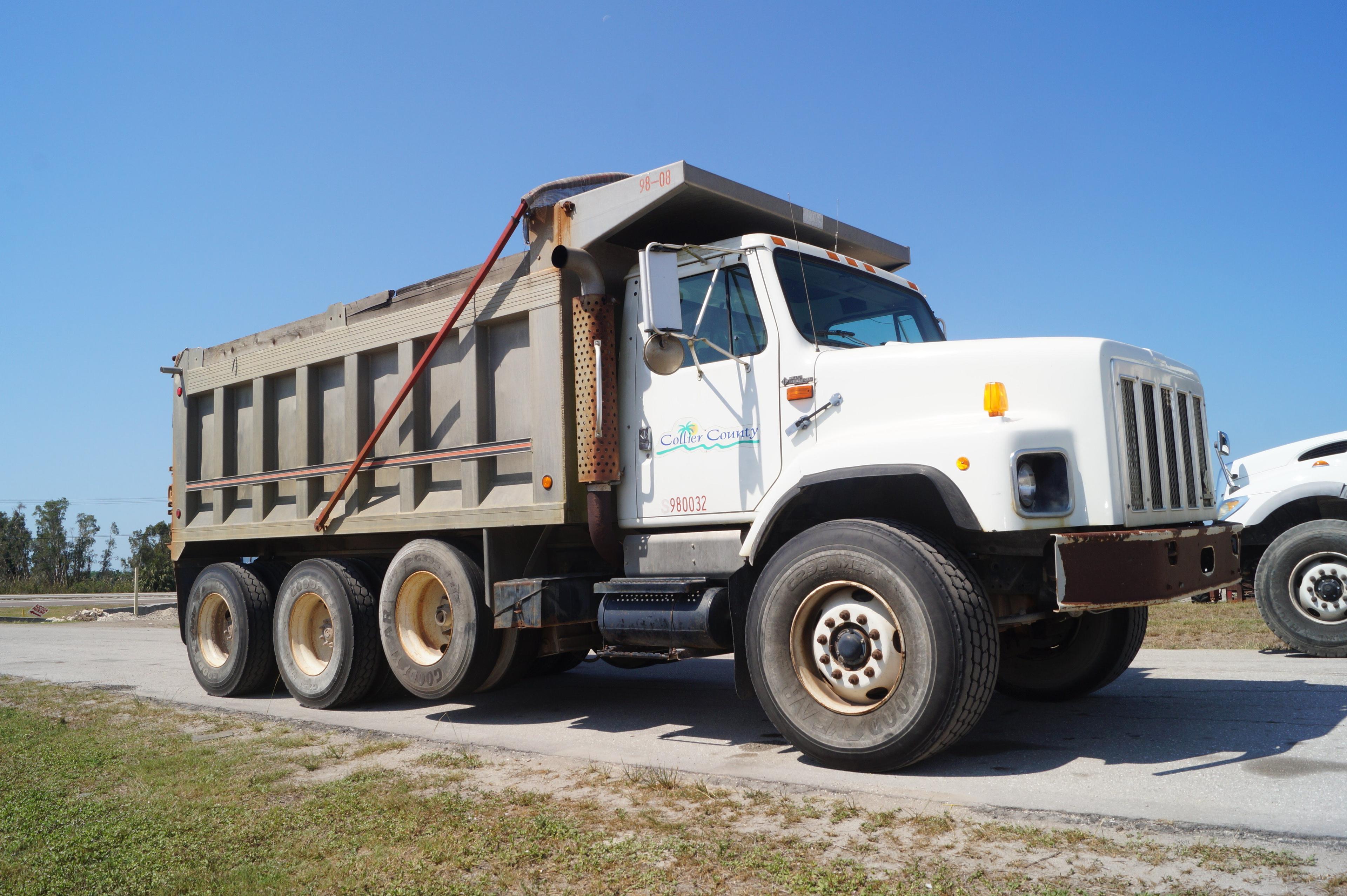 1998 International 2674 6x4 Tri Axle 16-Yd. Dump Truck