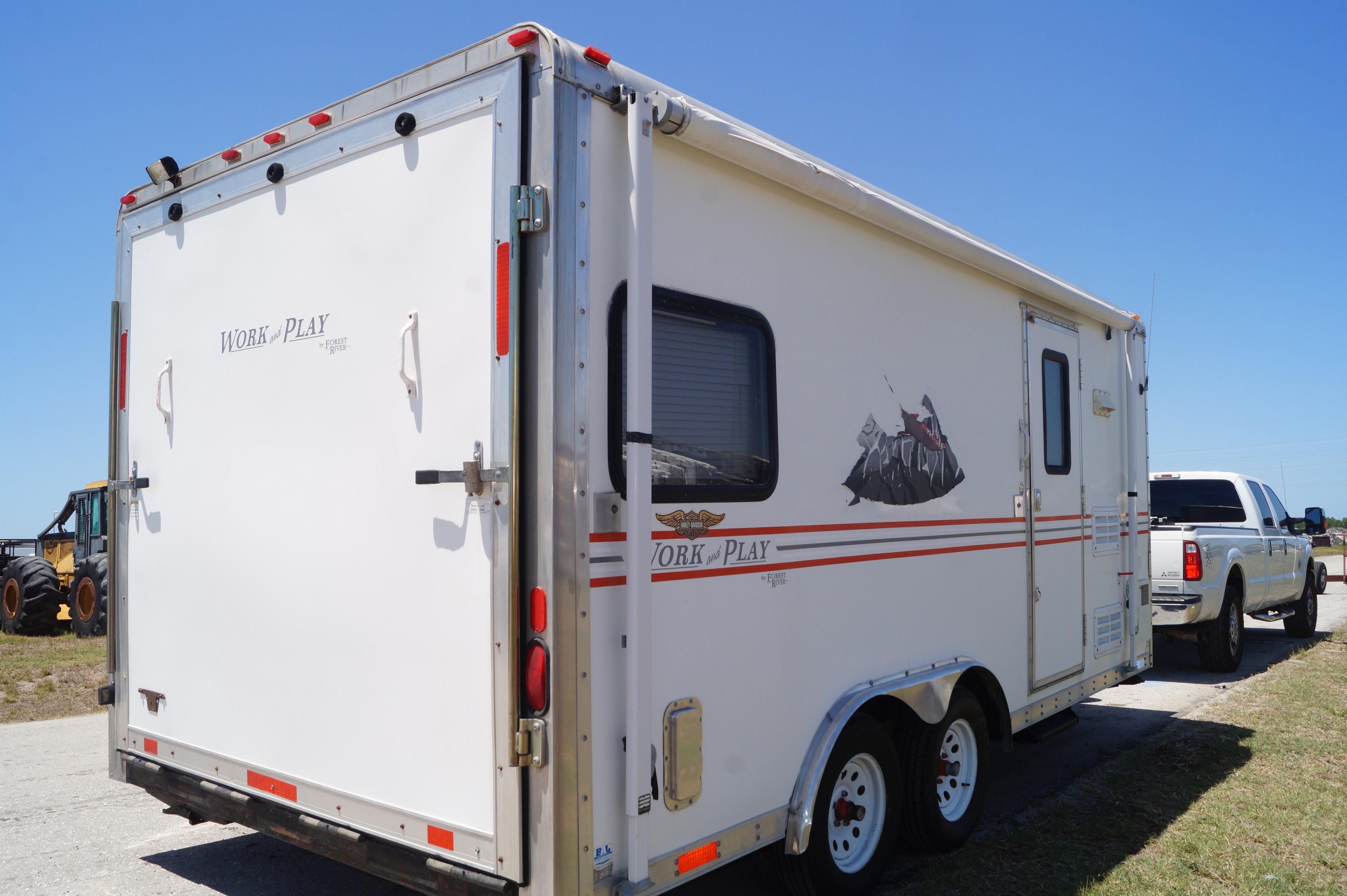 2006 Forest River 18ft Work & Play Toy Hauler Travel Trailer