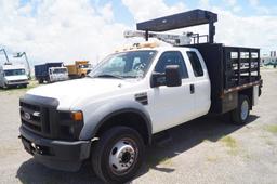 2009 Ford F-450 XL Super Duty Extended Cab Crane Truck