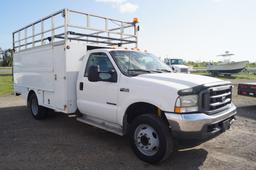 2002 Ford F-450 XL Super Duty Utility Truck