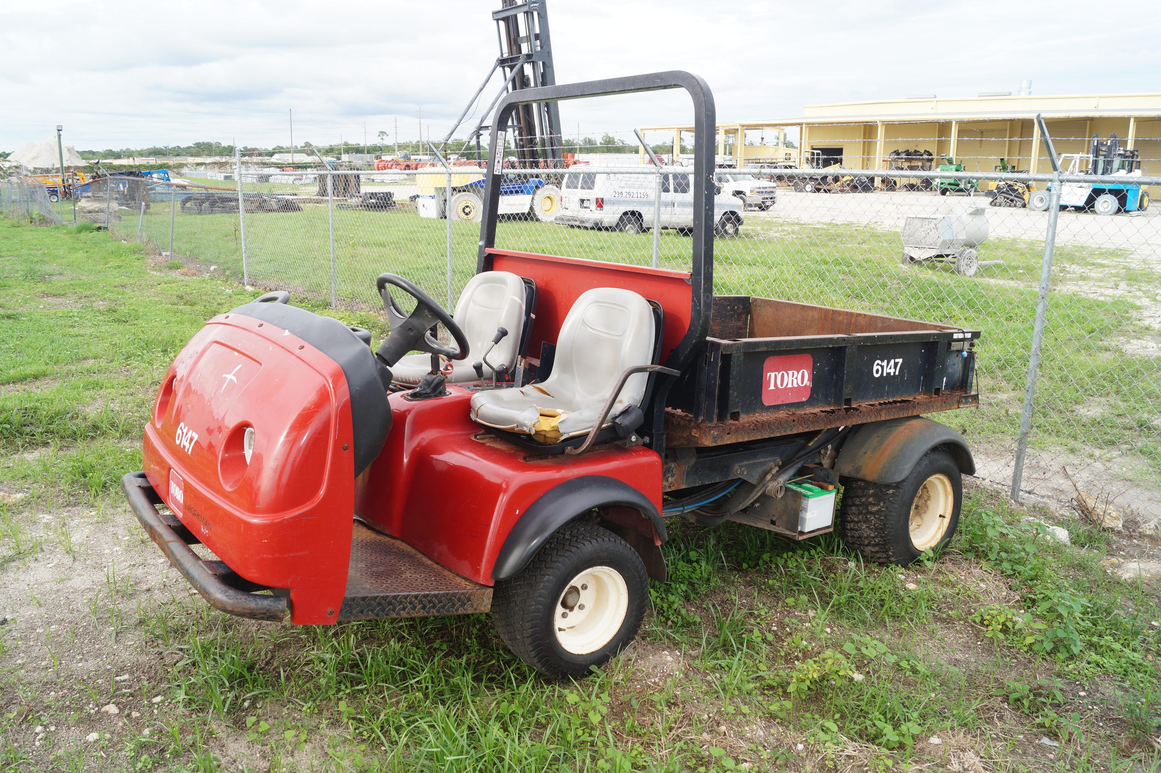 Toro Workman 3100 Hydraulic Dump Work Cart