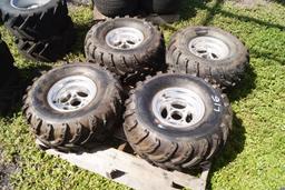 4 Swamp Fox Off Road Golf Cart Tires and Wheels