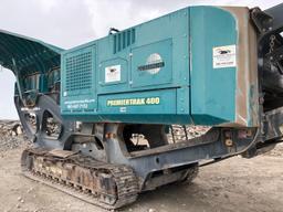 2013 Powerscreen Premiertrak 400 Crawler Jaw Crusher