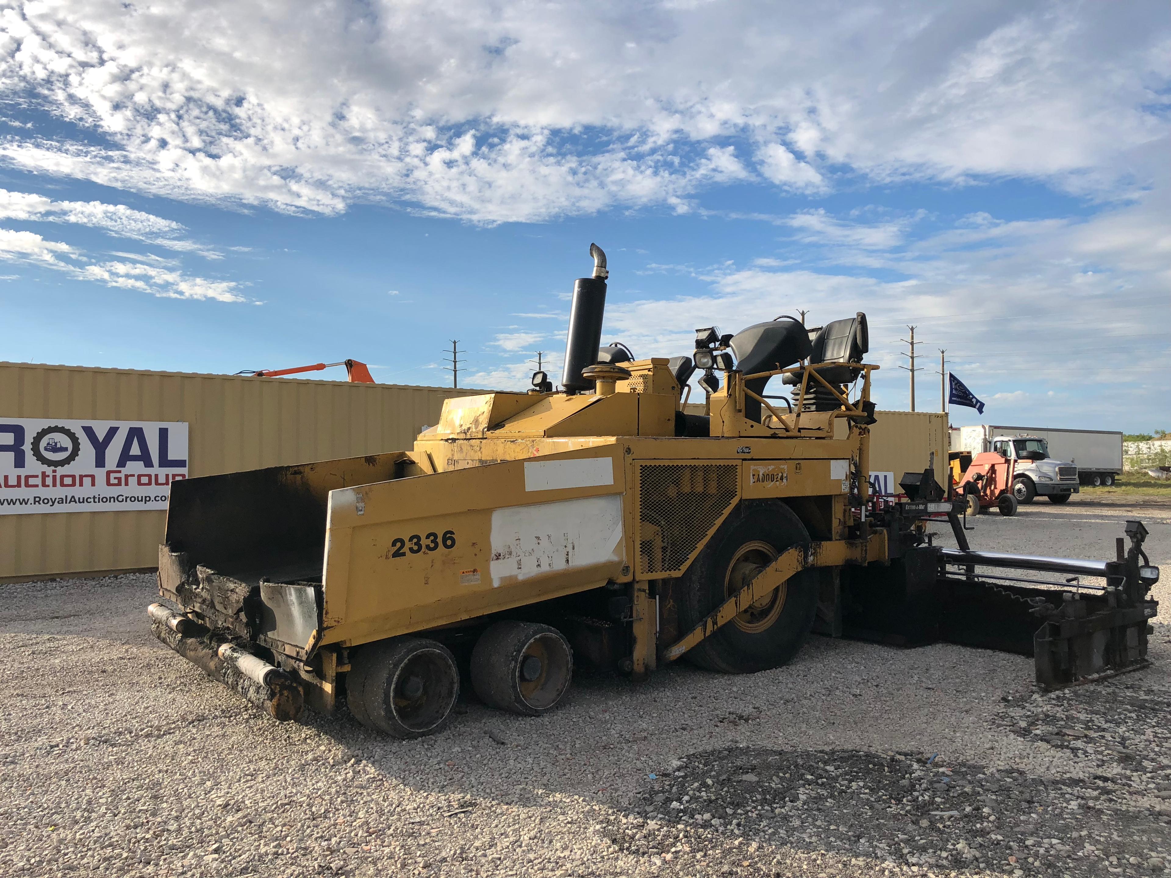 Caterpillar AP-1000D 10ft - 20Ft Wheeled Asphalt Paver