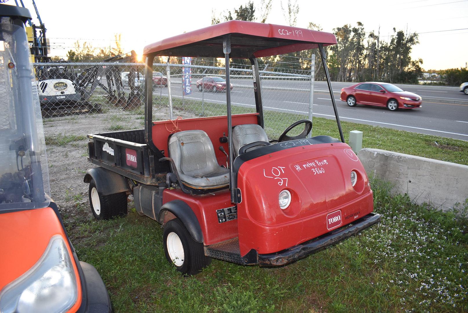 Toro Workman 3100 Hydraulic Dump Cart