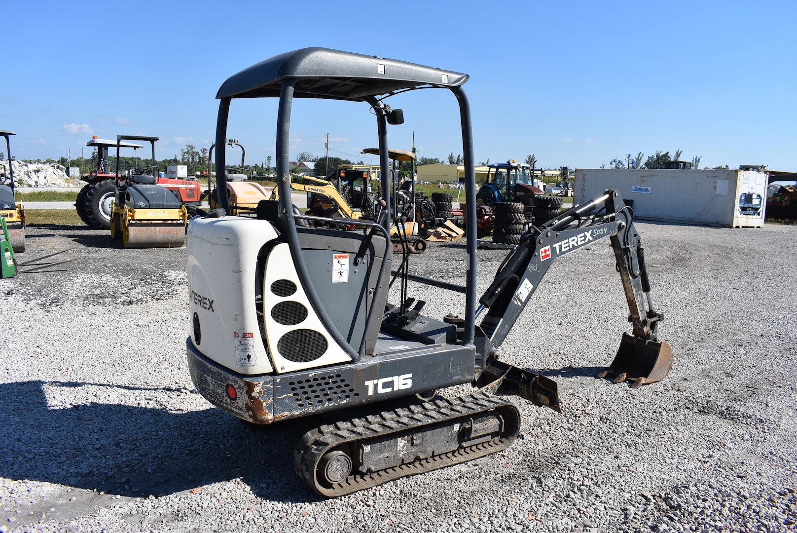 2014 Terex TC16 Mini Hydraulic Excavator