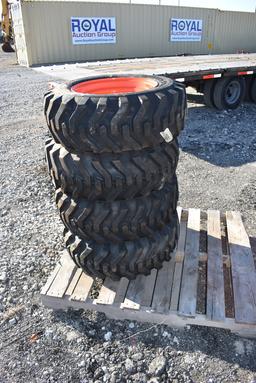 4 Camso SKS 332 10-16.5 Skid Steer/Loader Tires and Wheels