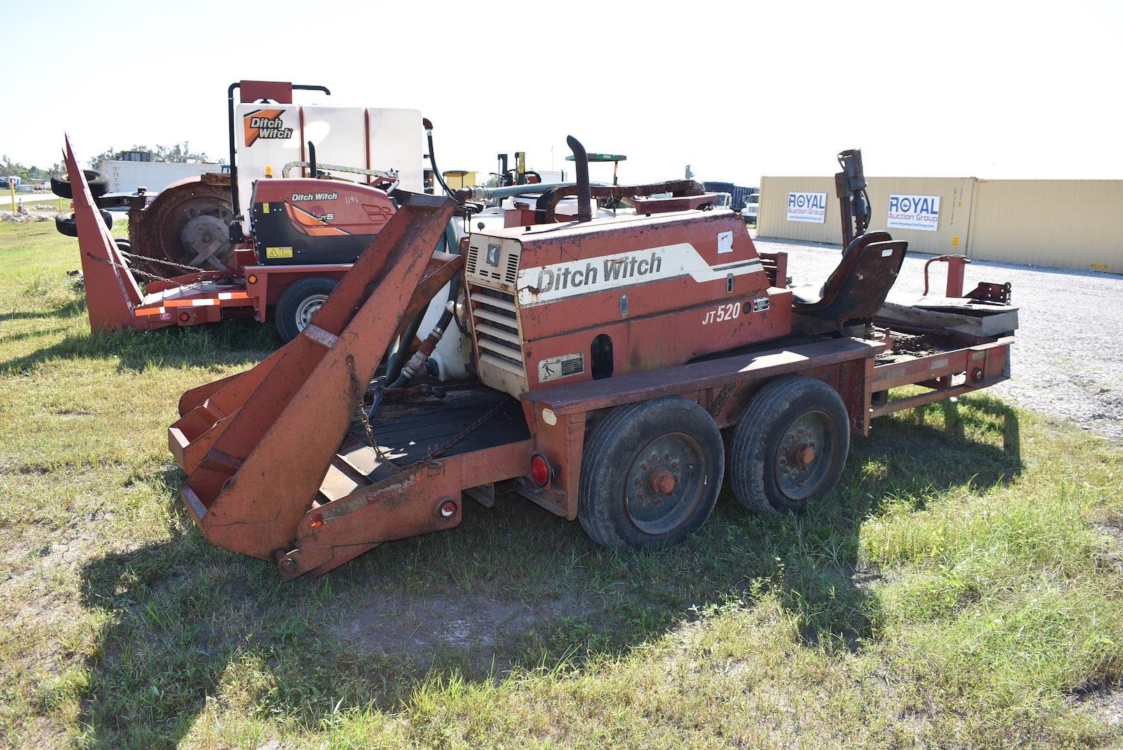 Ditch Witch JT520 Tracked Direction Drill and Trailer