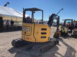 2017 John Deere 50G Mini Hydraulic Excavator