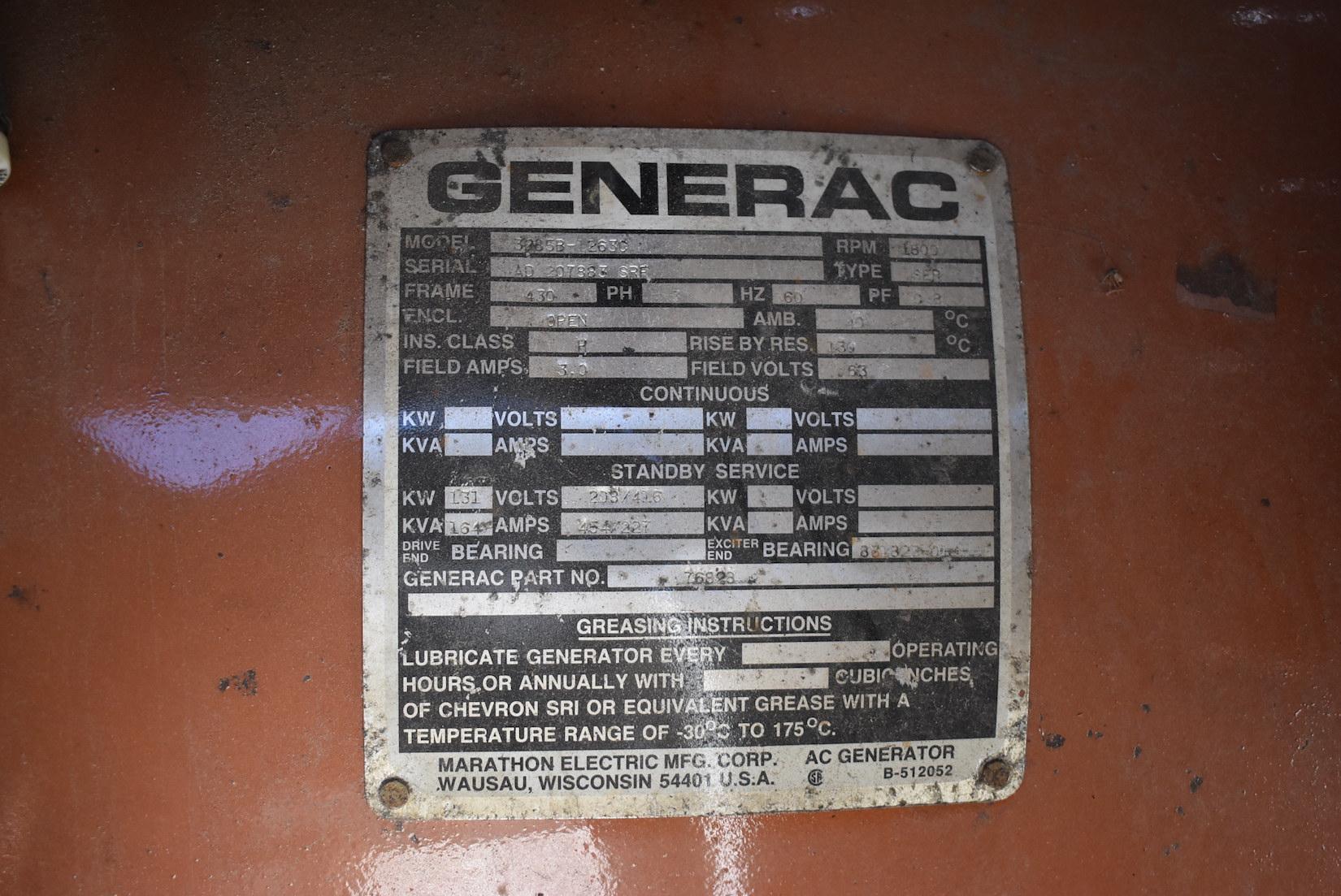 Generac 125KW 3 Phase Commercial Generator