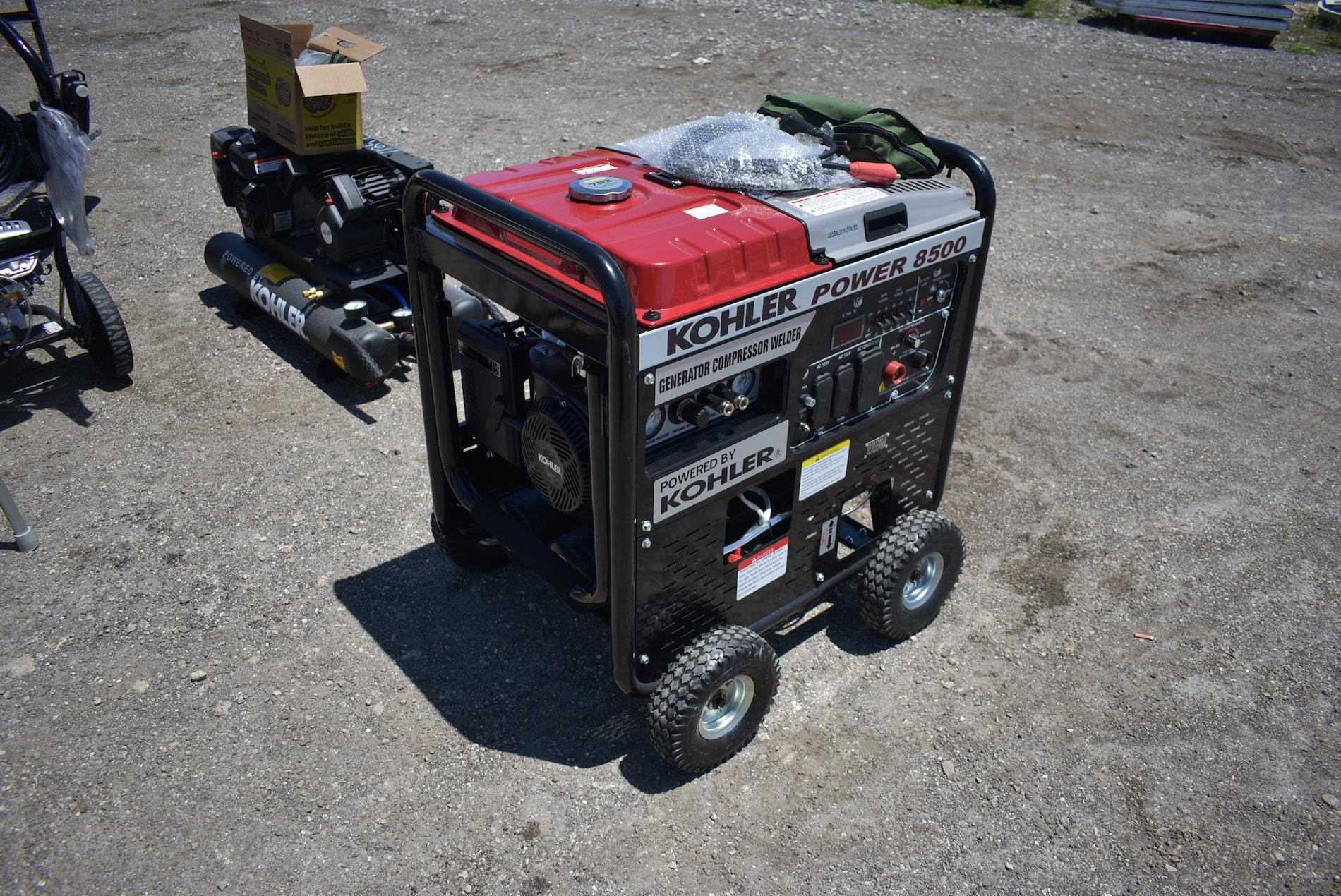 Kohler Power 8500 Portable Generator Welder Compressor Unused Item