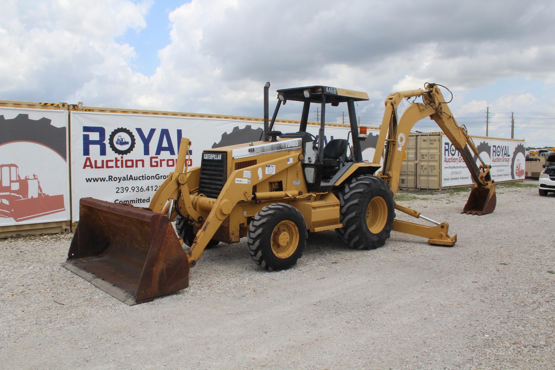 Caterpillar 446B 4x4 Extend A Hoe Backhoe Loader