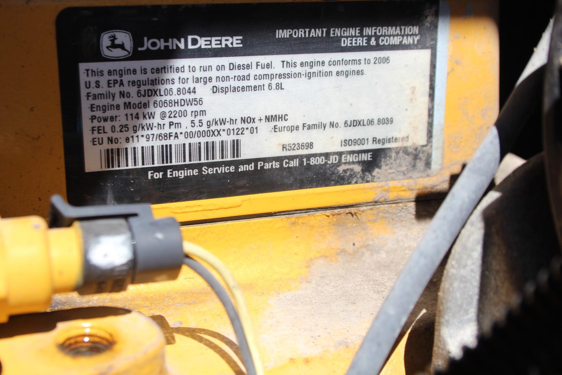 2006 John Deere 544J Articulated Wheel Loader
