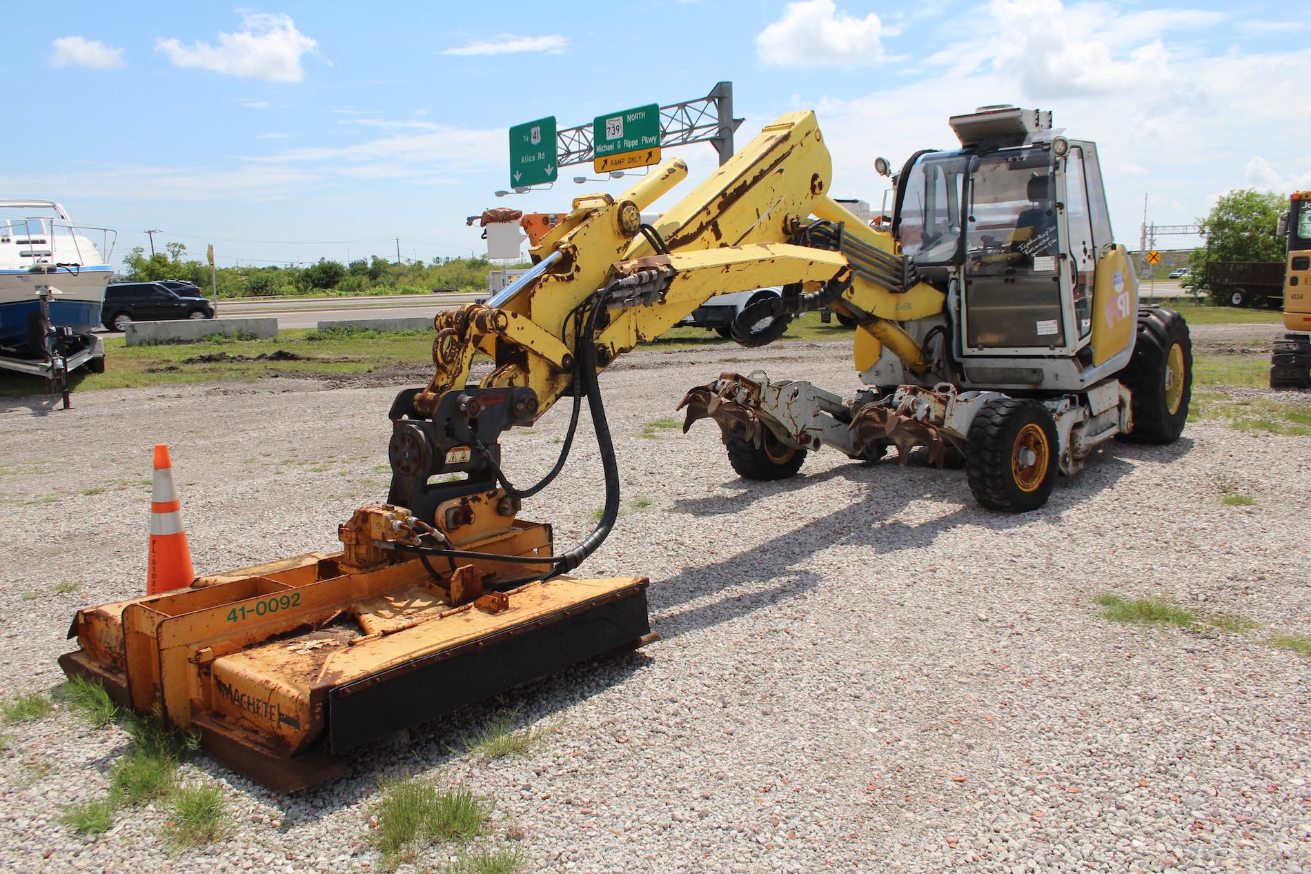 2004 Menzi Muck A91 4x4 Walking Wheeled Excavator