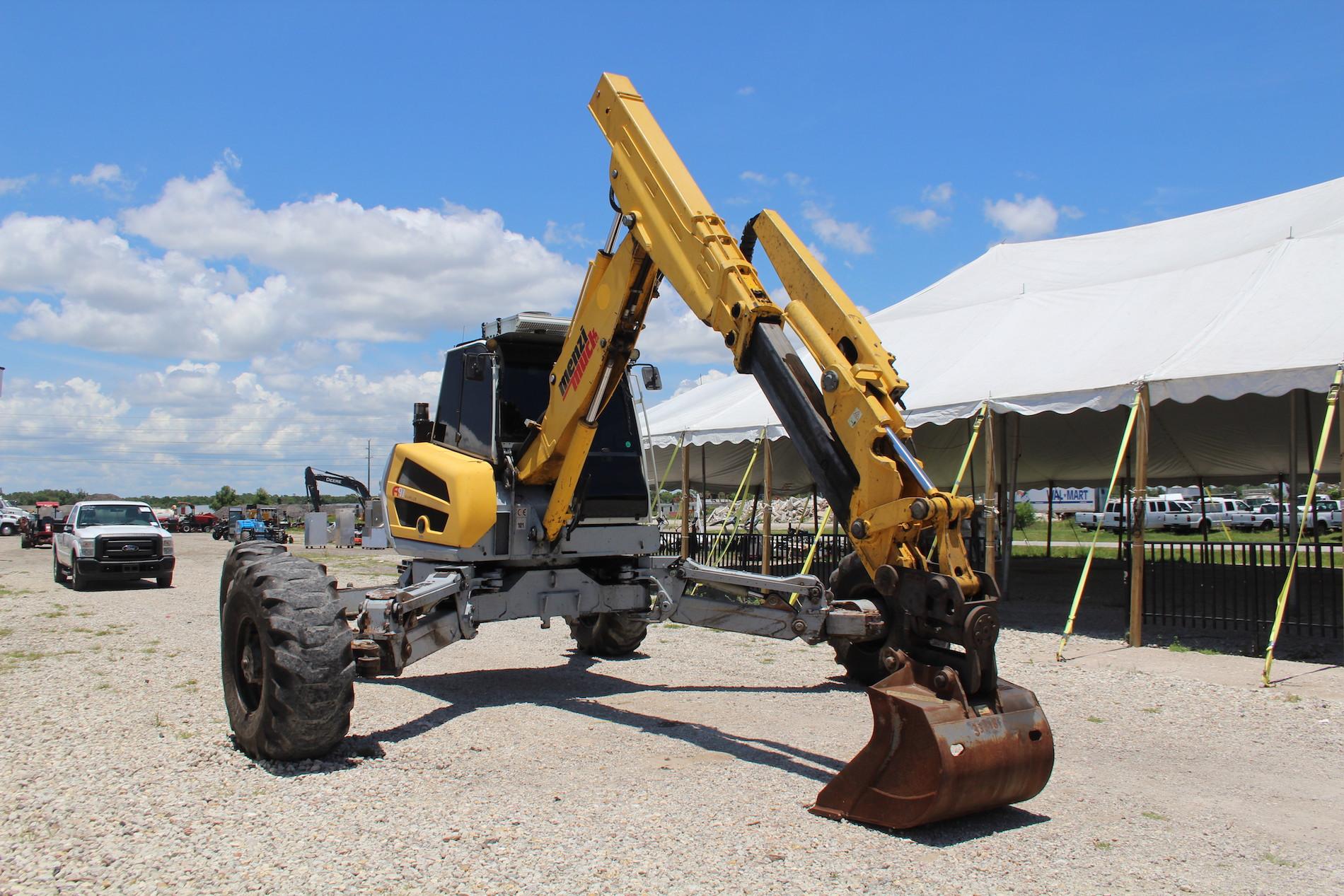 2012 Menzi Muck A91F 4x4+ Walking Wheeled Excavator