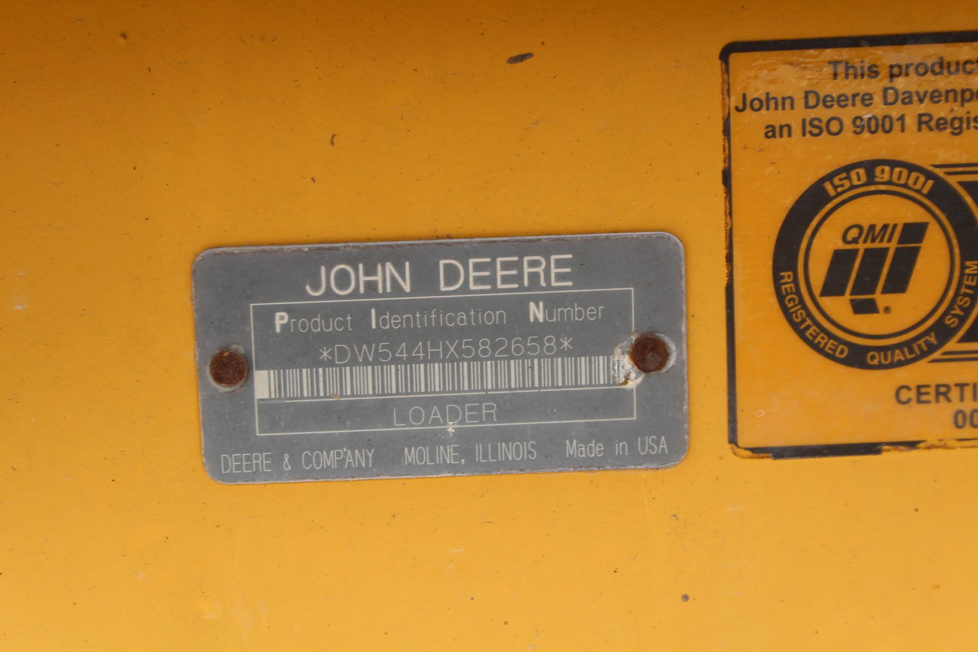 John Deere 544H Articulated Wheel Loader