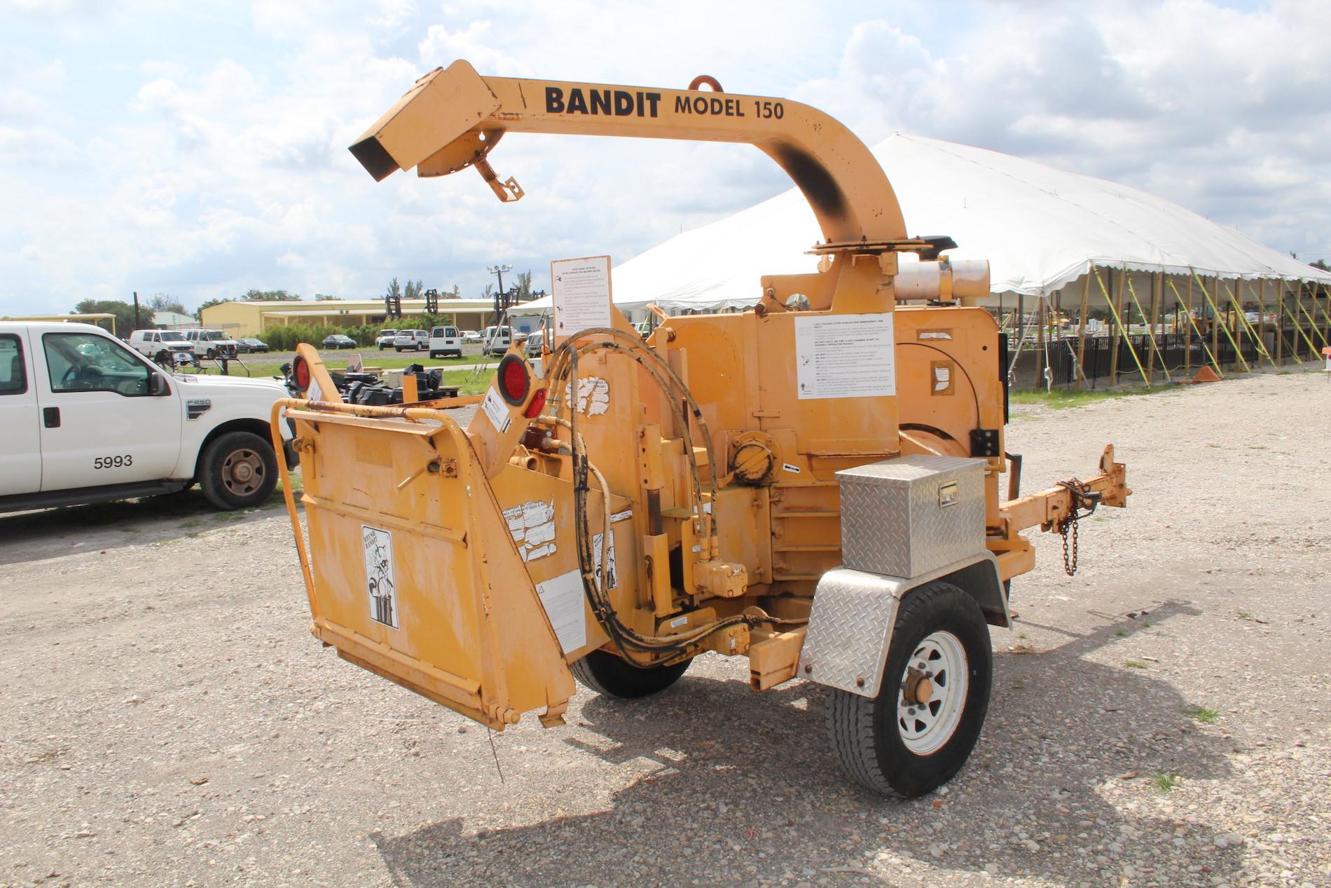 2003 Bandit 150 15in Tow Behind Drum Chipper