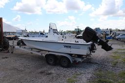 2000 Pathfinder 21ft 1900V Center Console Boat