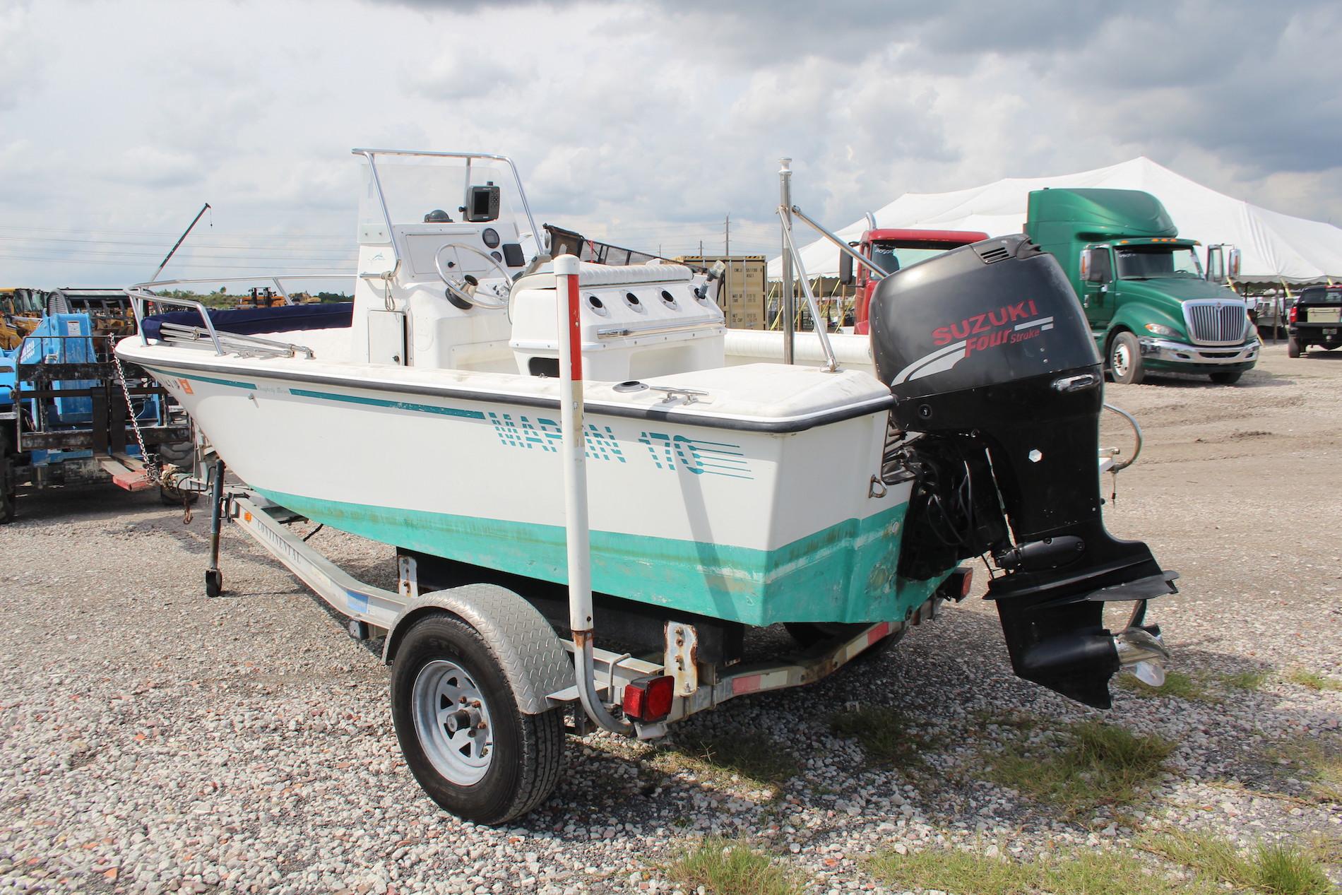 1996 Marlin 170 16.5ft Center Console Boat