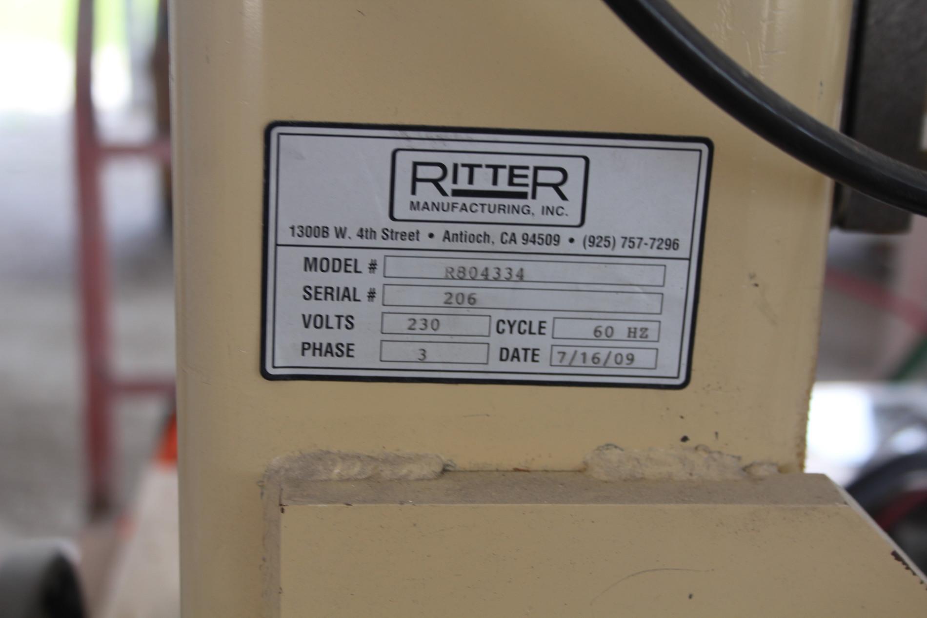 Ritter Horizontal Milling Machine