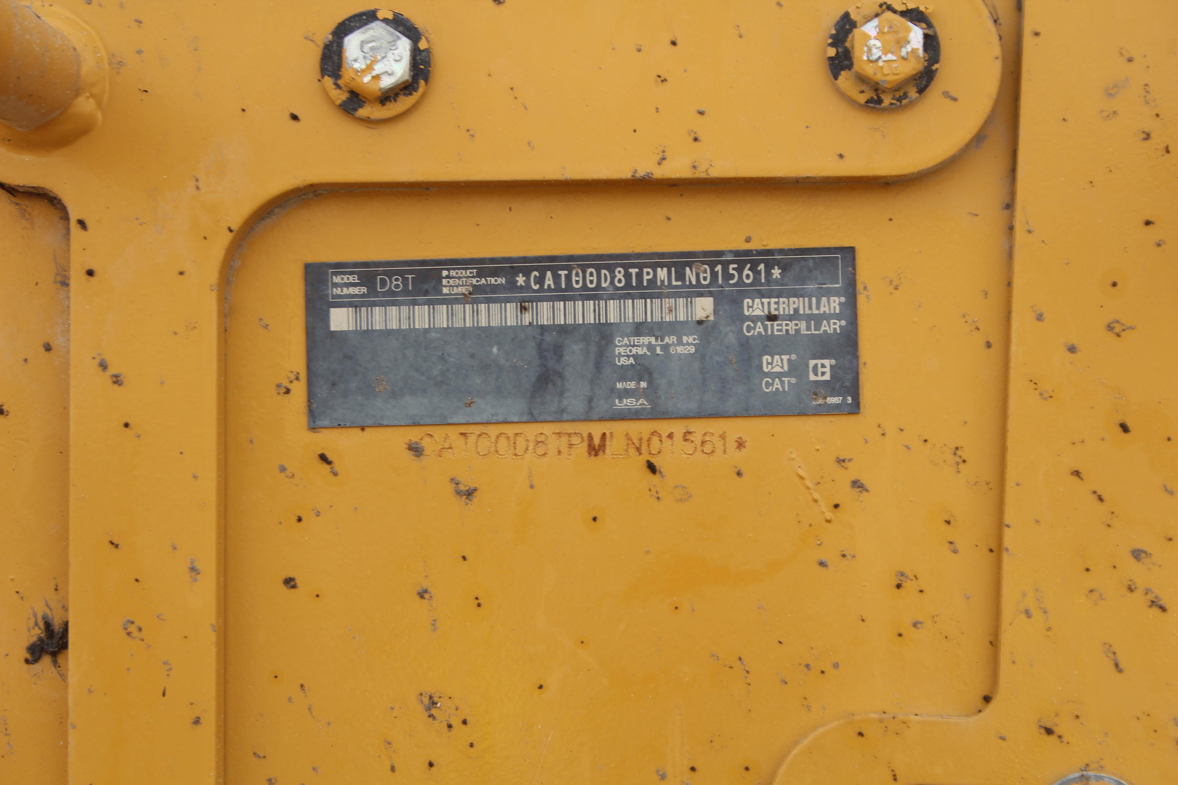 2012 Caterpillar D8T Crawler Tractor Dozer