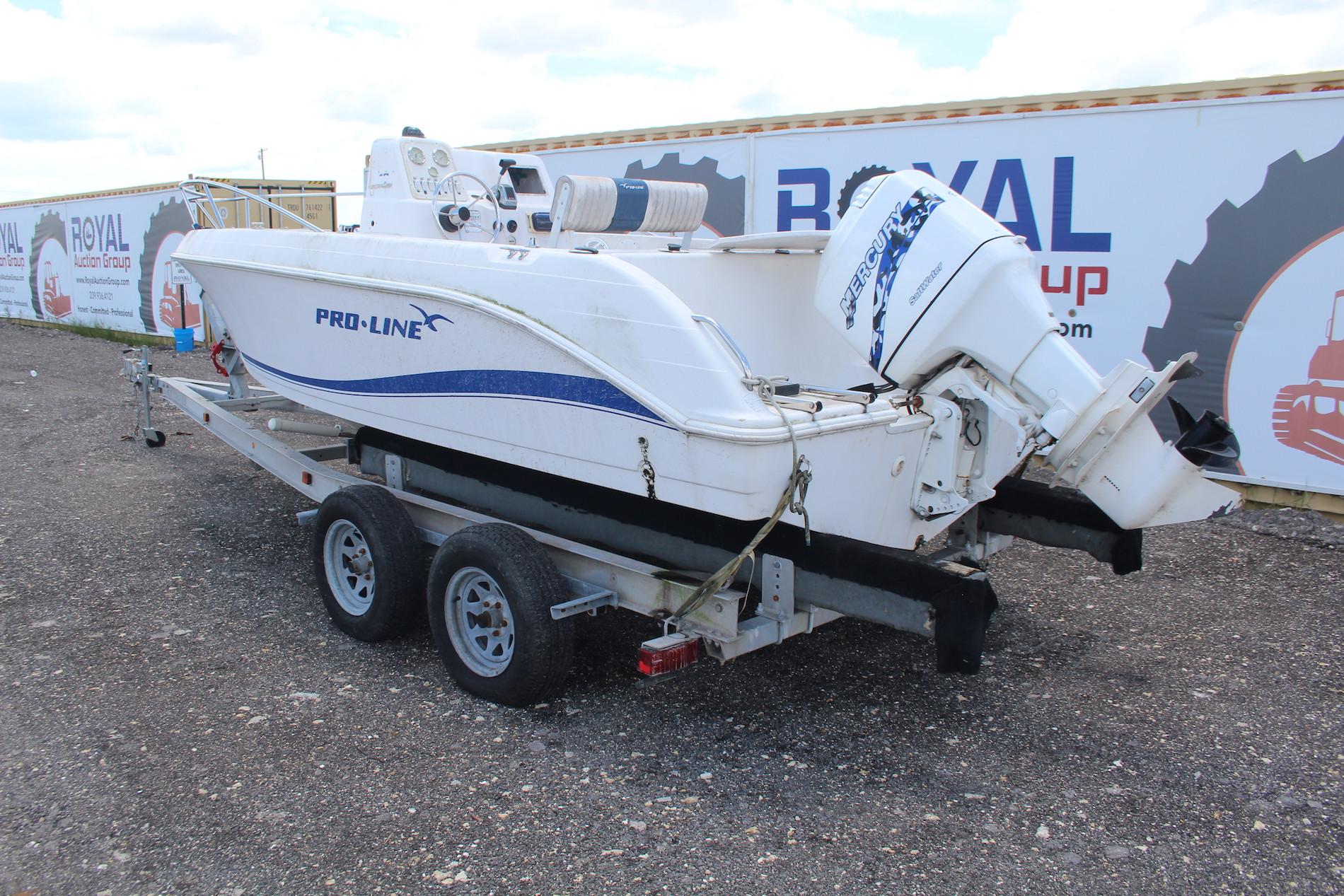 2004 Pro-Line 19ft 2in Fiberglass Center Console Boat