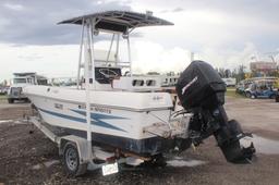 1990 18ft 6in Hydrosport Center Console Boat