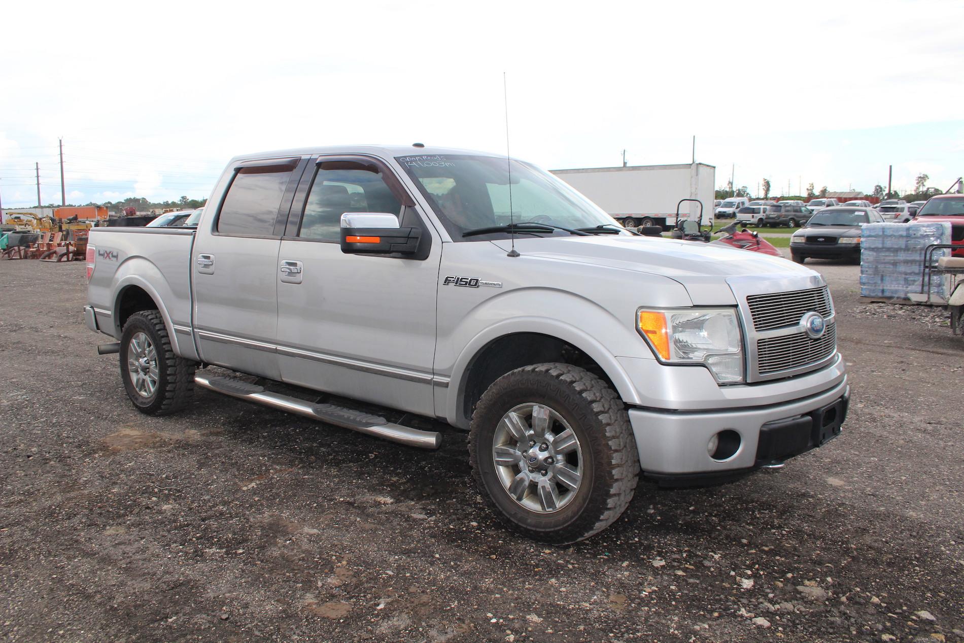 2009 Ford F-150 4x4 Platinum Crew Cab Pickup Truck