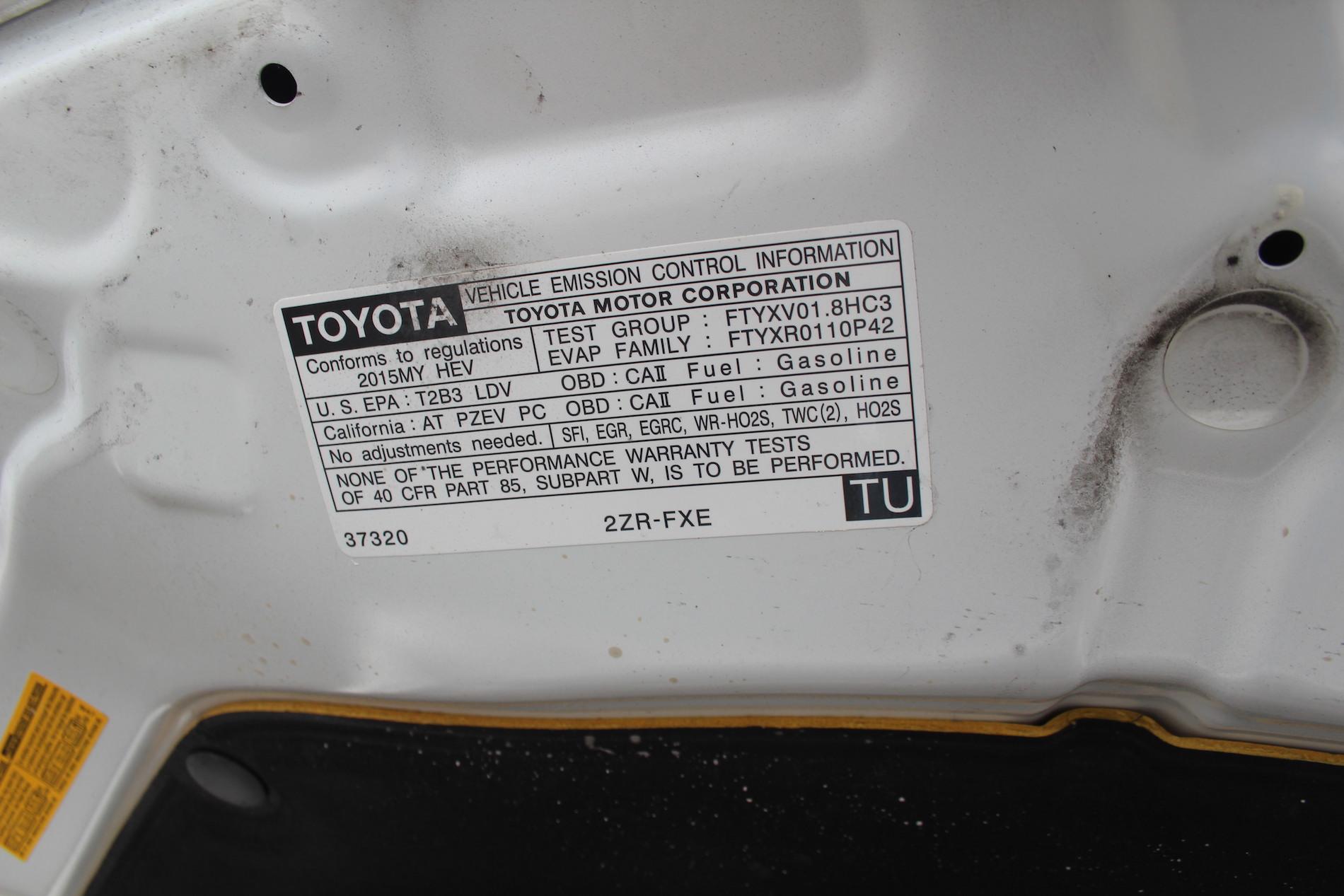 2105 Toyota Prius 4 Door Hatchback