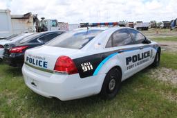 2012 Chevrolet Caprice 4 Door Police Cruiser Wrecked
