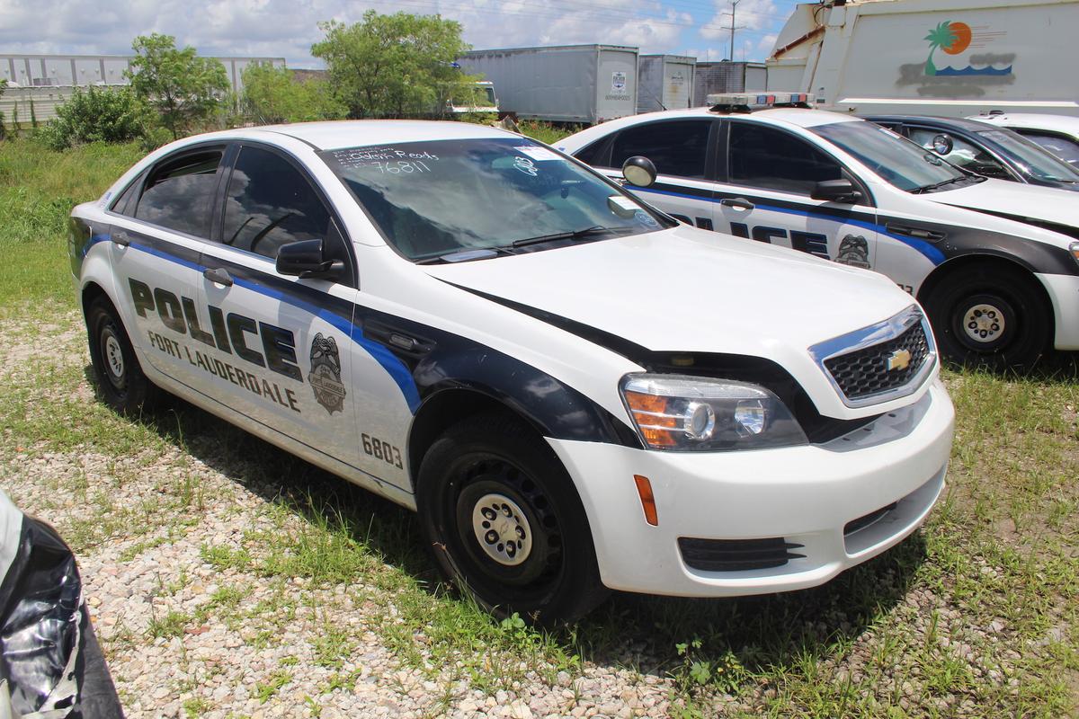 2013 Chevrolet Caprice 4 Door Police Cruiser Wrecked