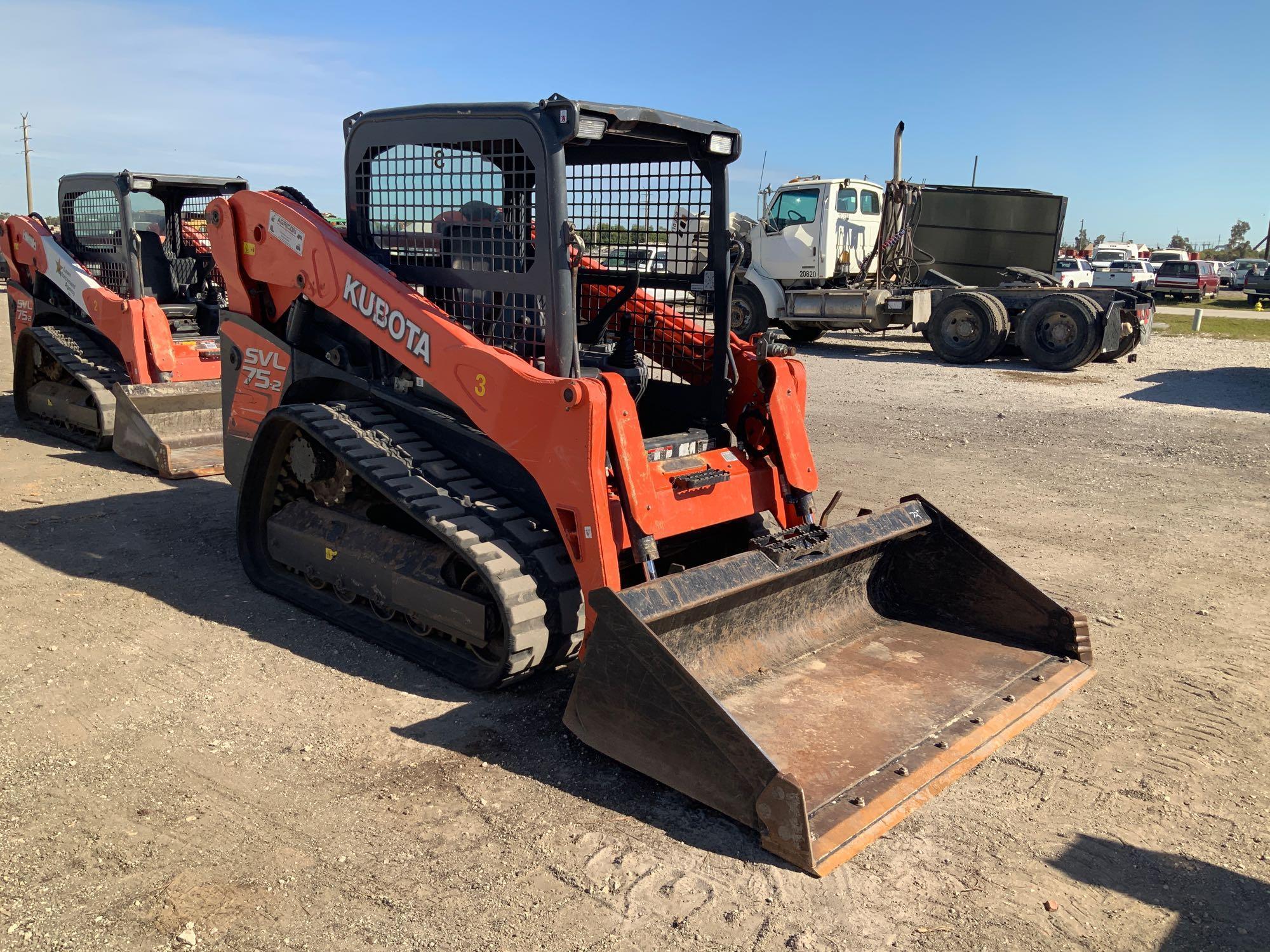 2017 Kubota SLV 75-2 Skid Steer Multi Terrain Loader