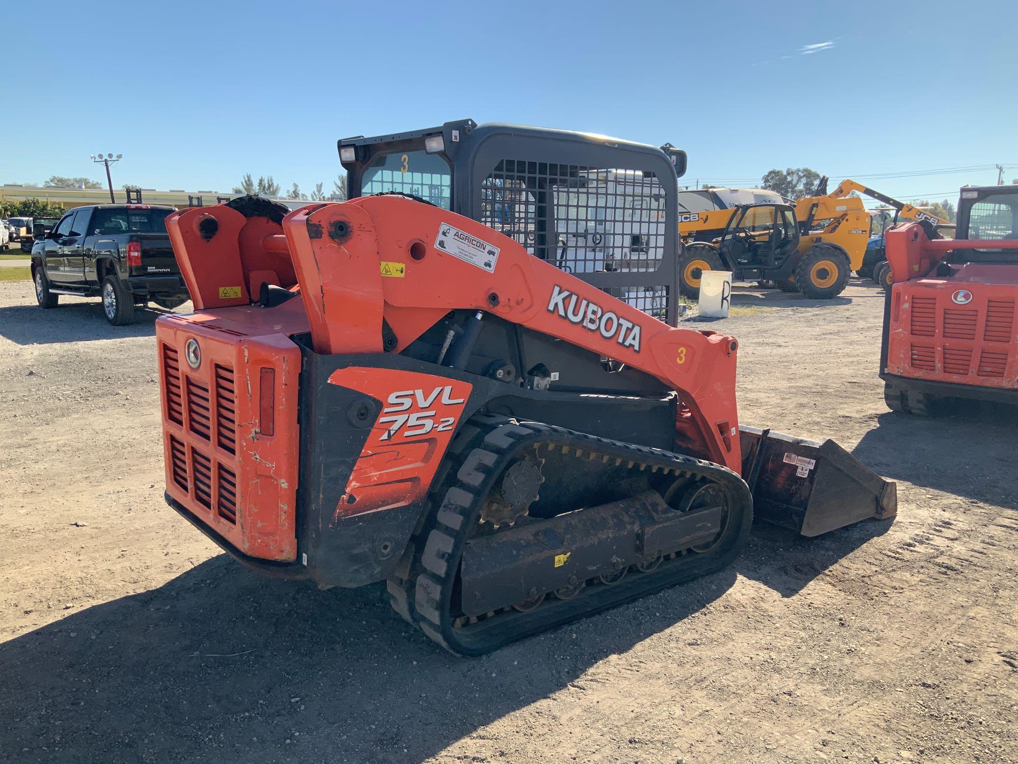 2017 Kubota SLV 75-2 Skid Steer Multi Terrain Loader