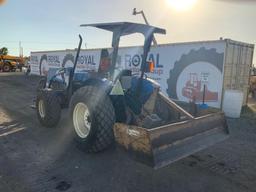 New Holland TN60A Tractor Loader with Box Blade