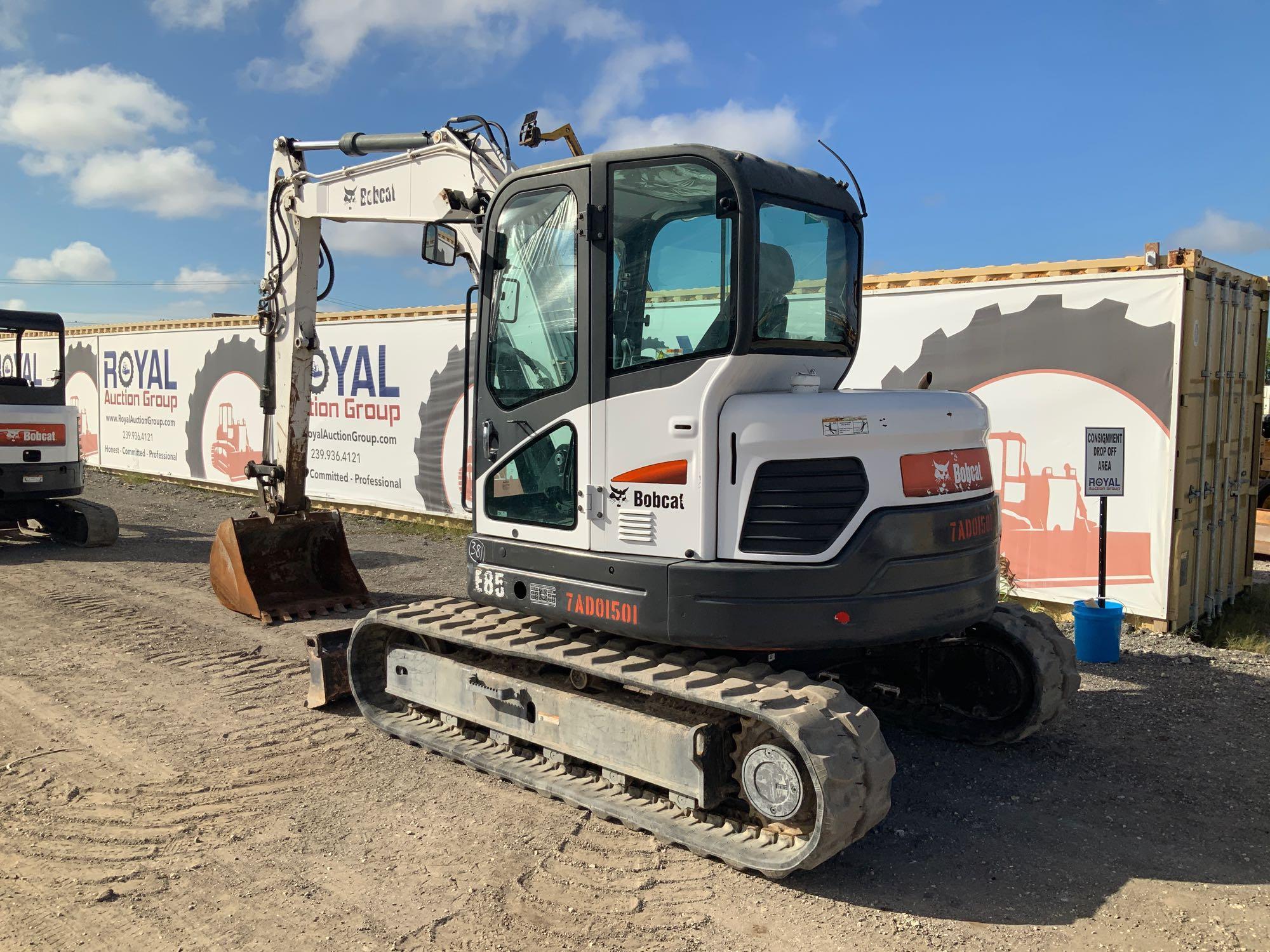 2015 Bobcat E85 Midi Excavator