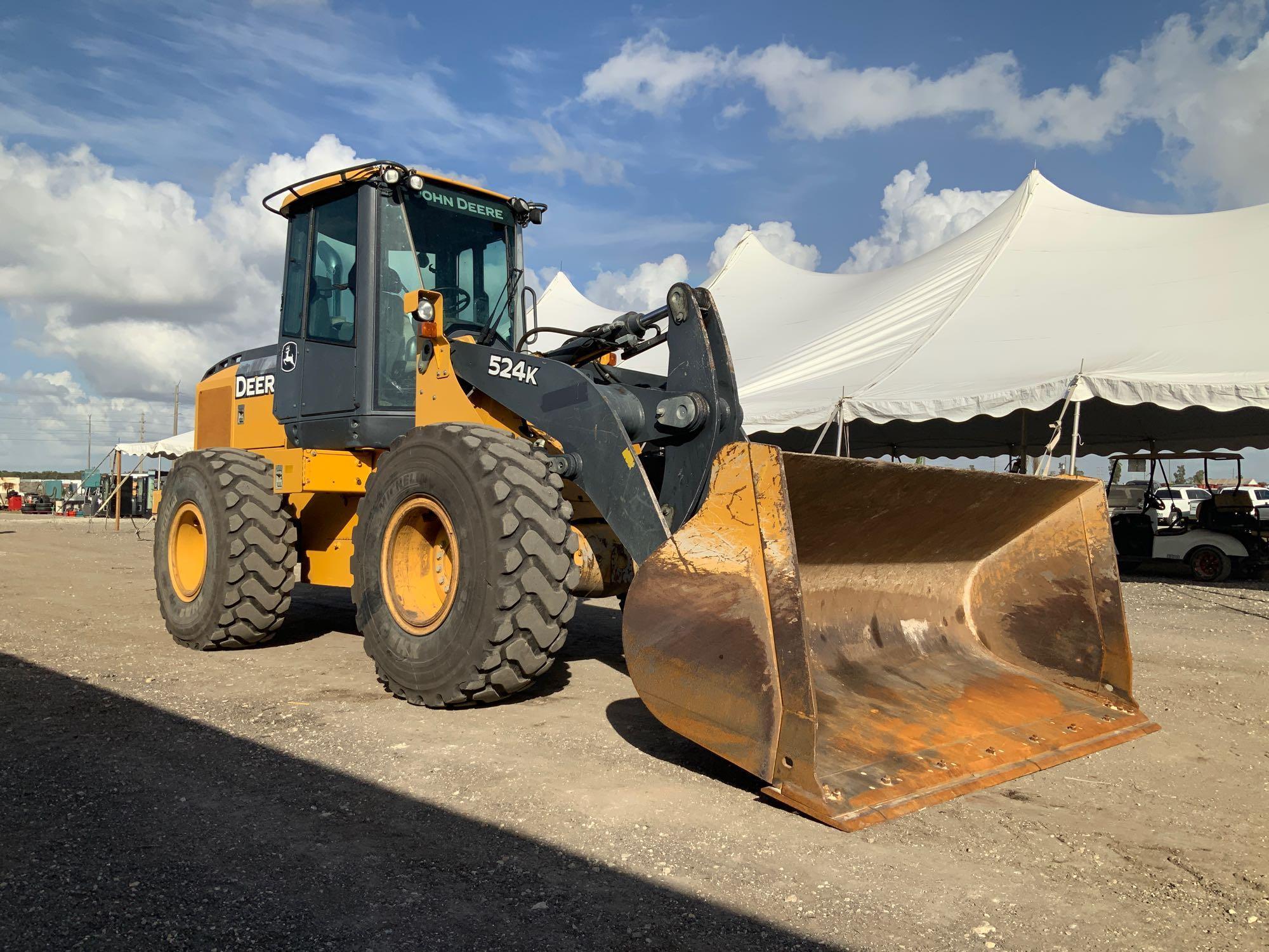 2015 John Deere 524K High Lift Articulated Wheel Loader