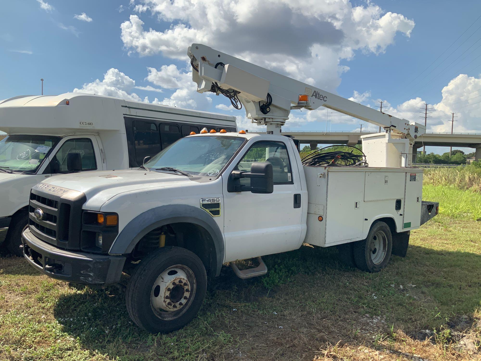 2008 Ford F-450 30ft Altec Bucket Truck