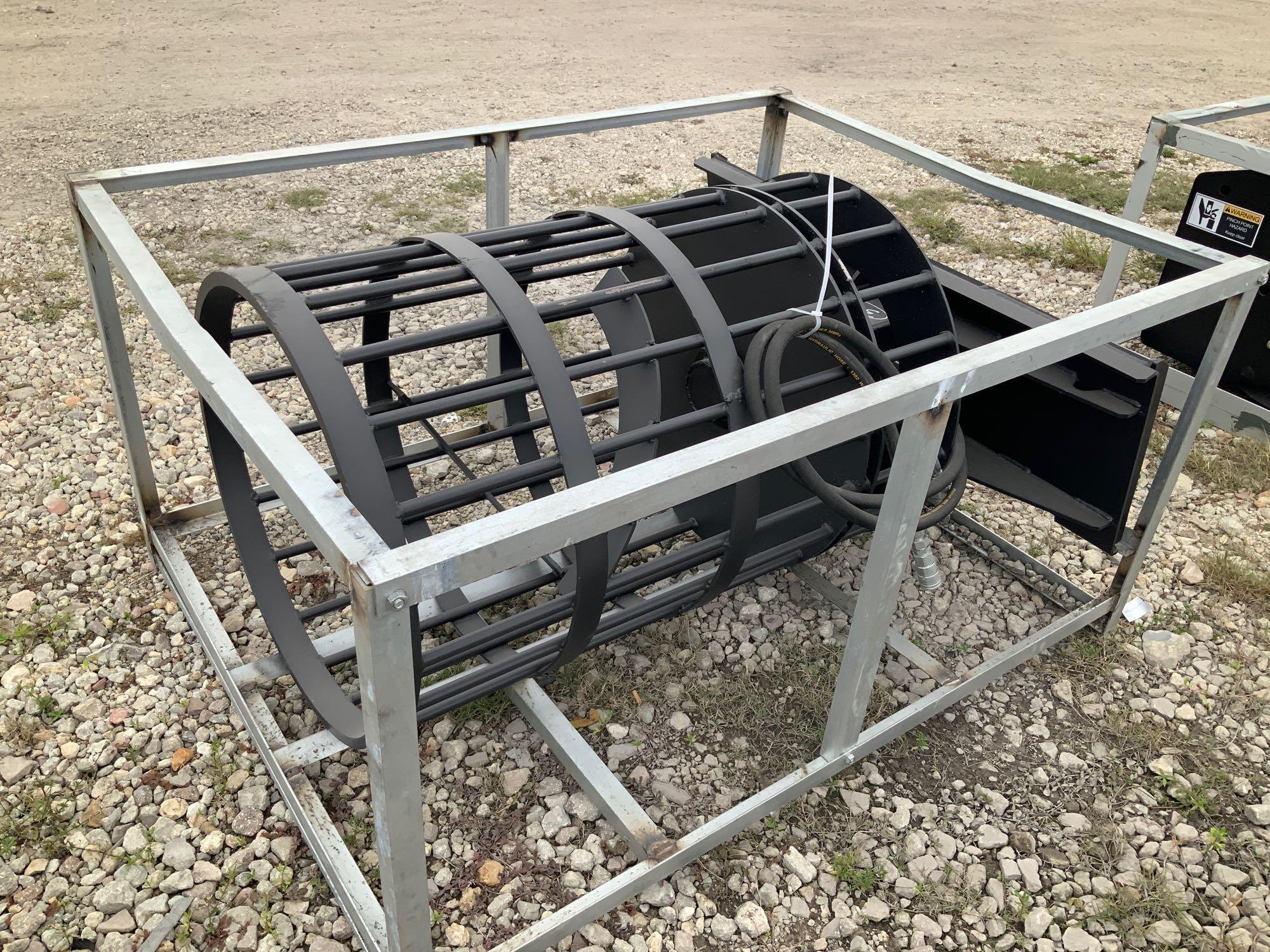 Unused Hydraulic Skid Steer Rock Screening Attachment