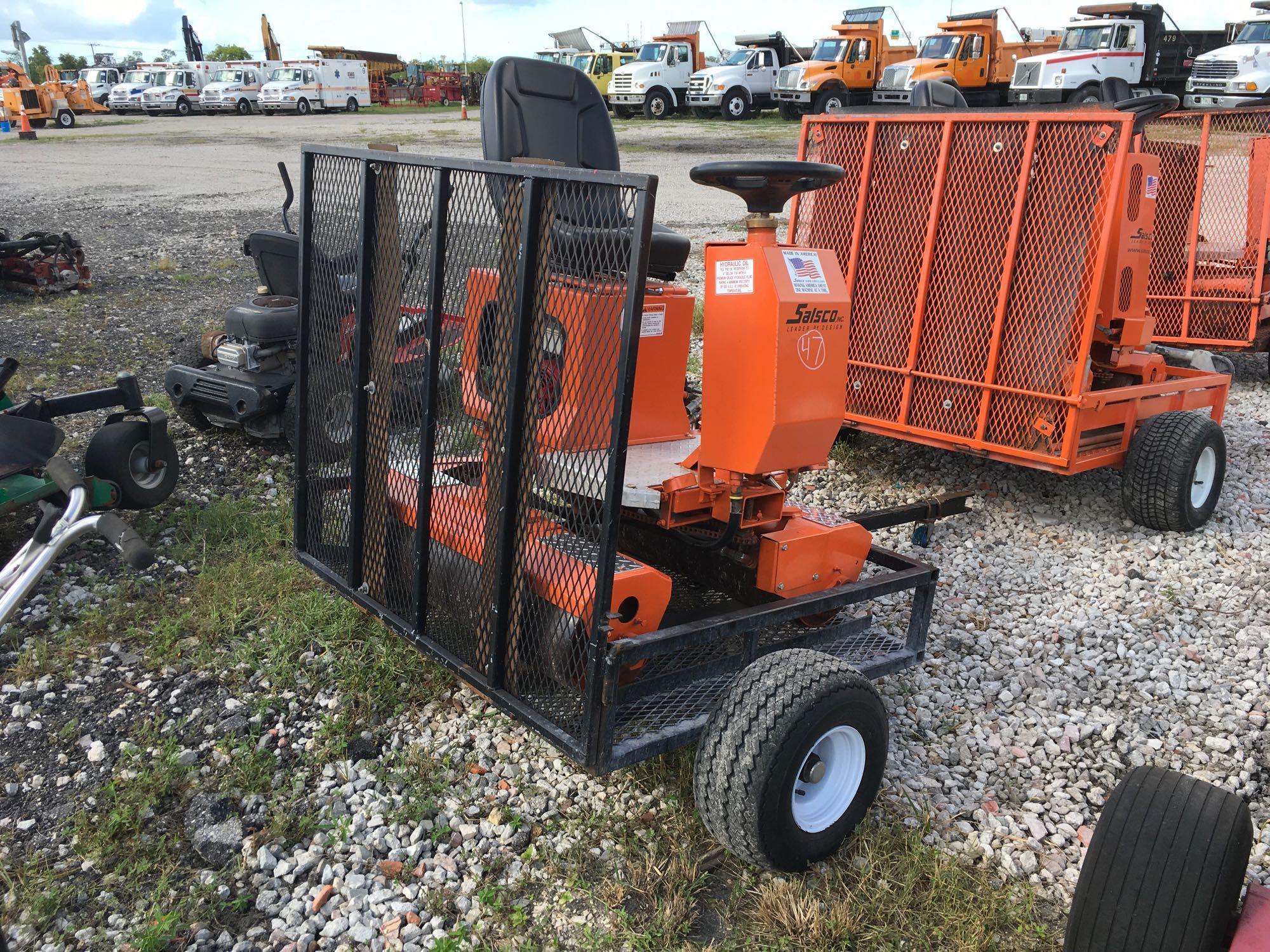 Salsco Greens Roller 09010 with Trailer