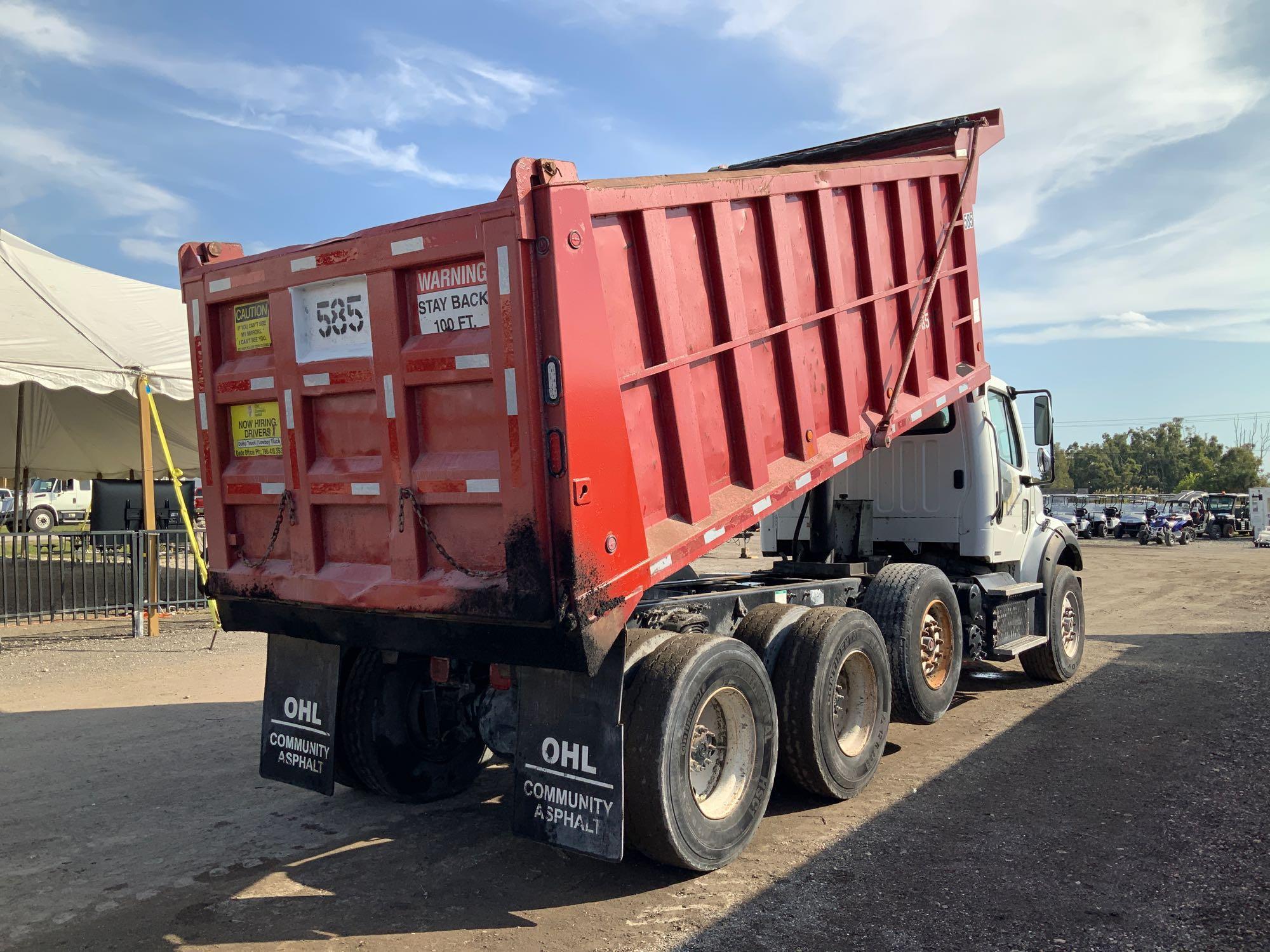 2012 Freightliner M2112 Tri Axle Dump Truck