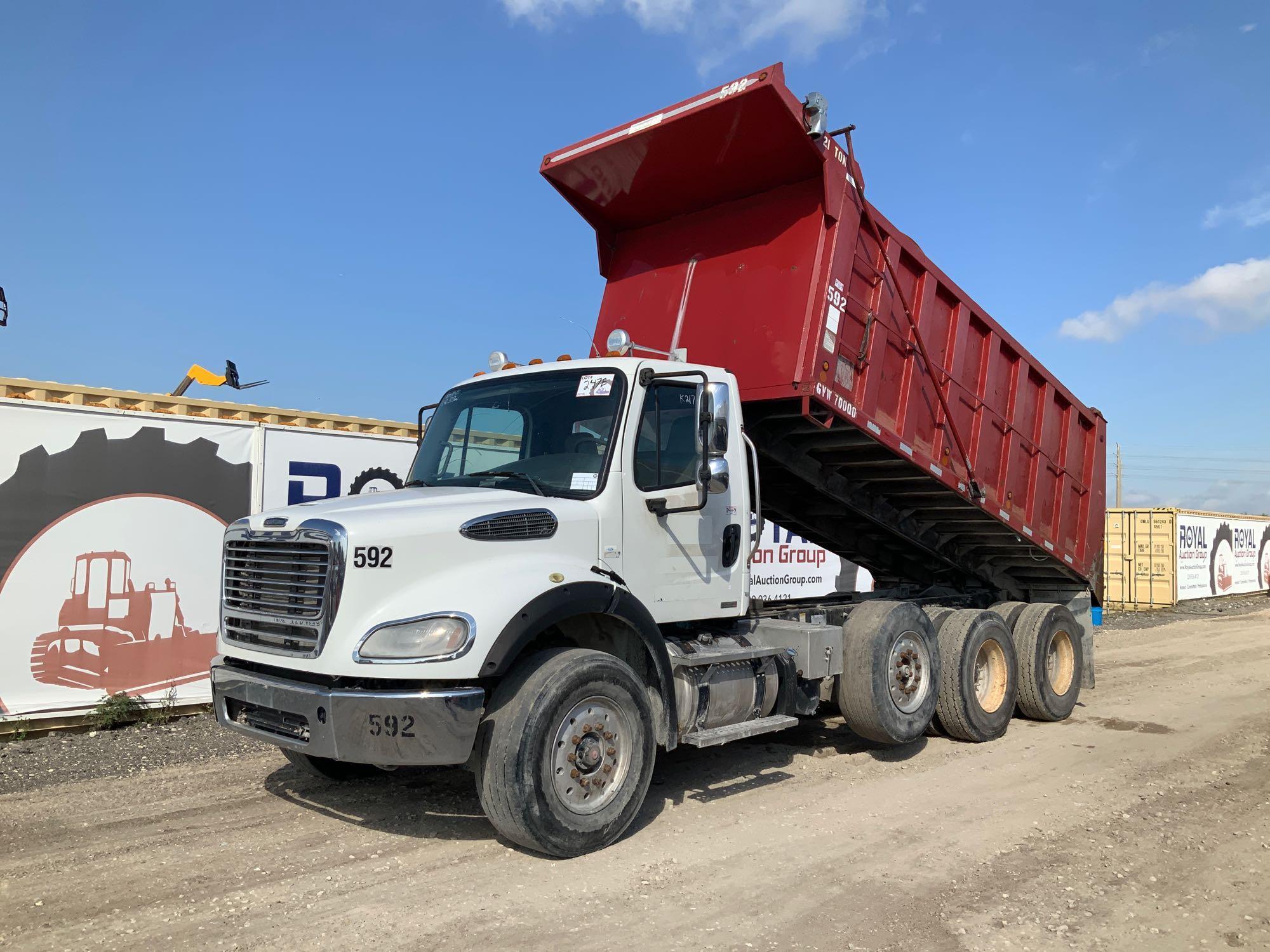 2012 Freightliner M2112 Tri Axle Dump Truck