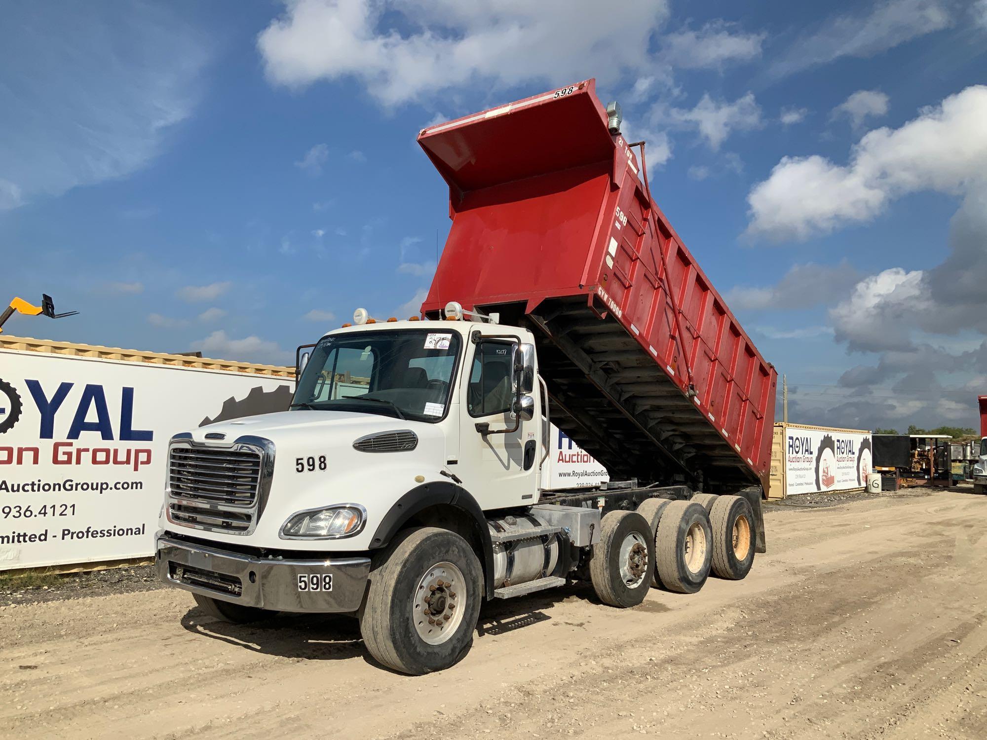 2012 Freightliner M2112 Tri Axle Dump Truck