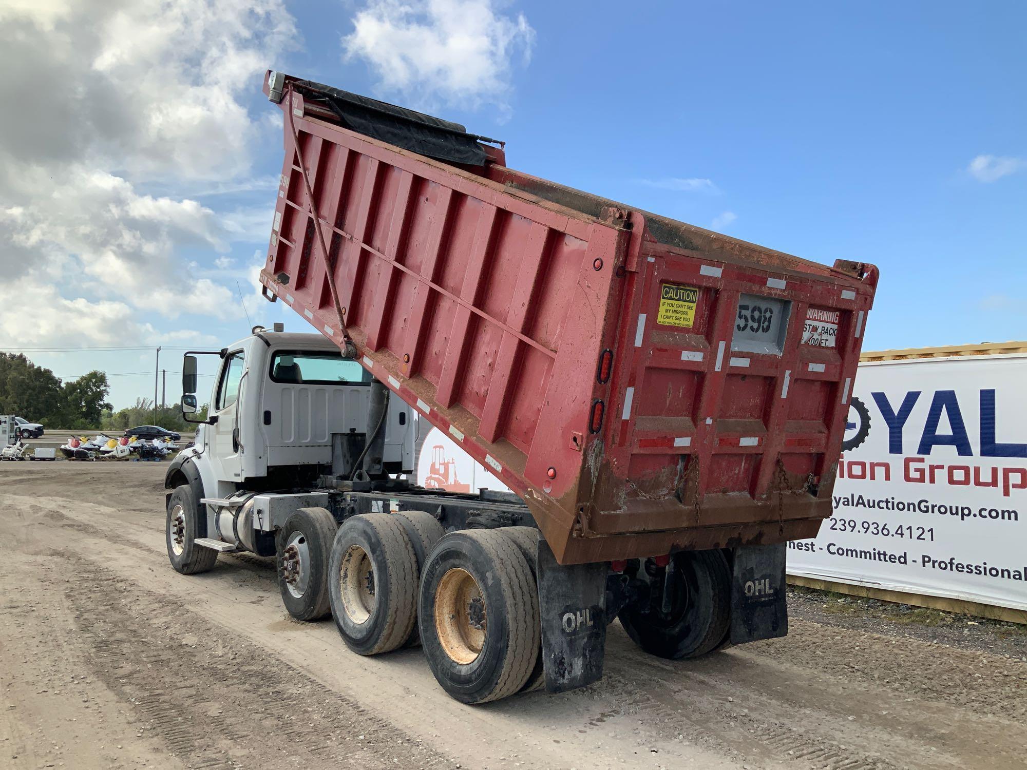 2012 Freightliner M2112 Tri Axle Dump Truck