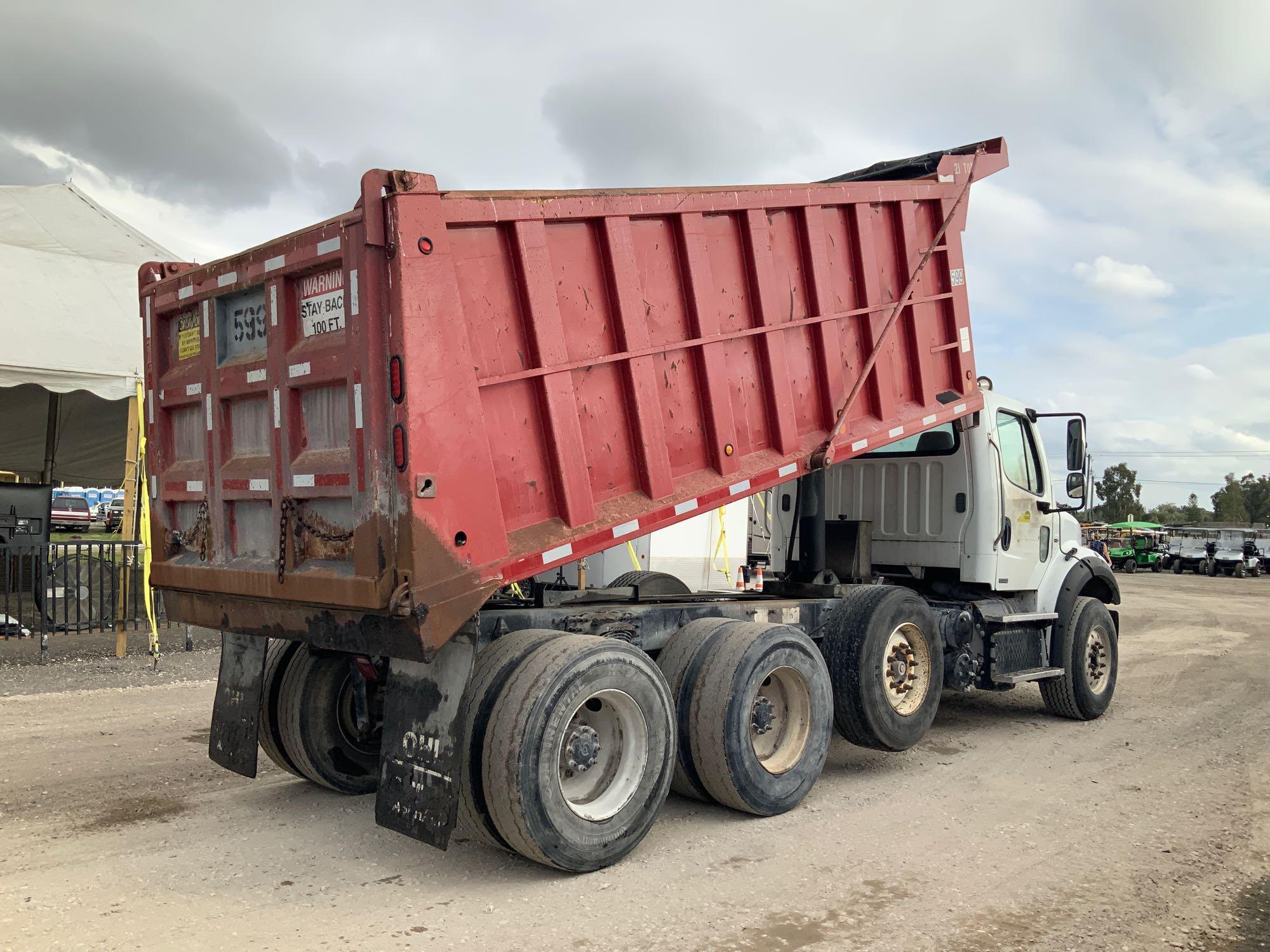 2012 Freightliner M2112 Tri Axle Dump Truck