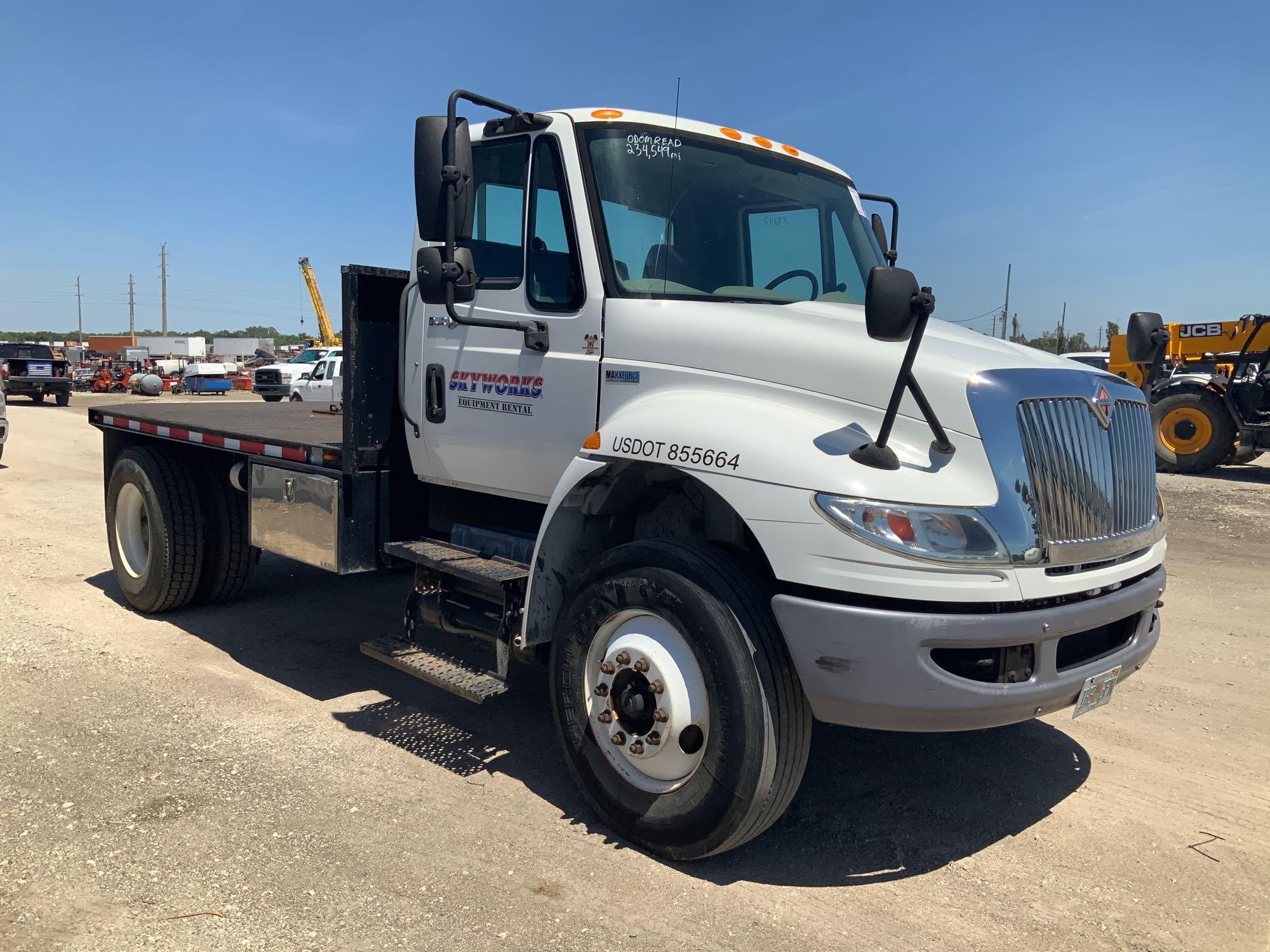 2012 International DuraStar 4300 Flatbed Truck