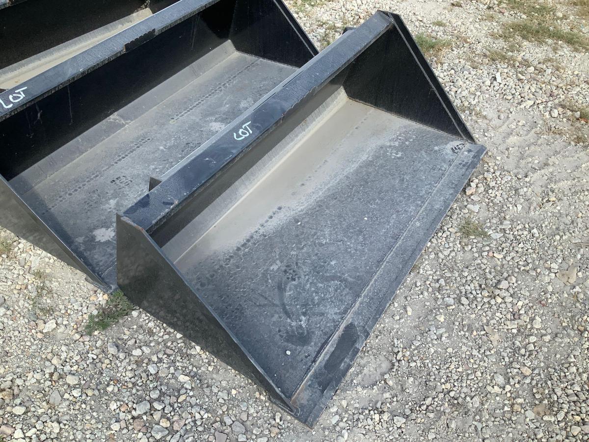 Unused 60in Skid Steer GP Bucket